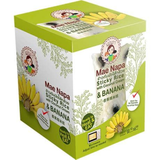 Klebreis Kokos Banane - Klebreis Kokos Banane, Pack 80 g