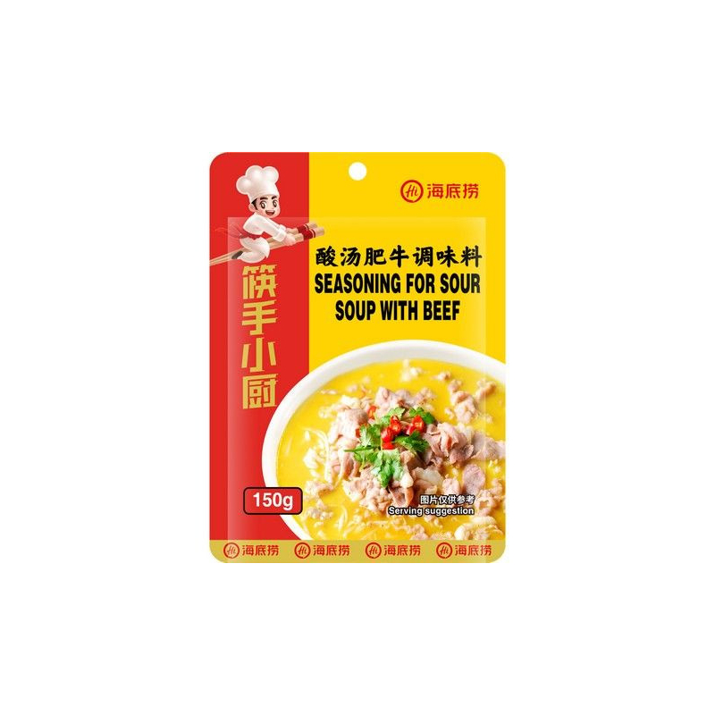 Sour Soup-Gewürz für Rindfleisch - Sour Soup-Gewürz für Rindfleisch, Pack 150 g