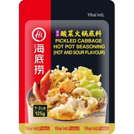 Hot Pot Würze Eingelegter Kohl - Hot Pot Würze Eingelegter Kohl, Pack 125 g