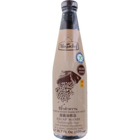 Sojasoße Dunkel Süß Premium Ketjap Manis - Sojasoße Dunkel Süß Premium Ketjap Manis, Flasche 500 ml