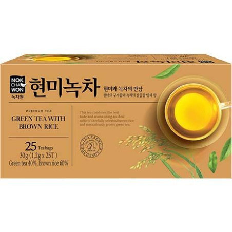 Grüner Tee mit Braunem Reis - Grüner Tee mit Braunem Reis, Pack 30 g