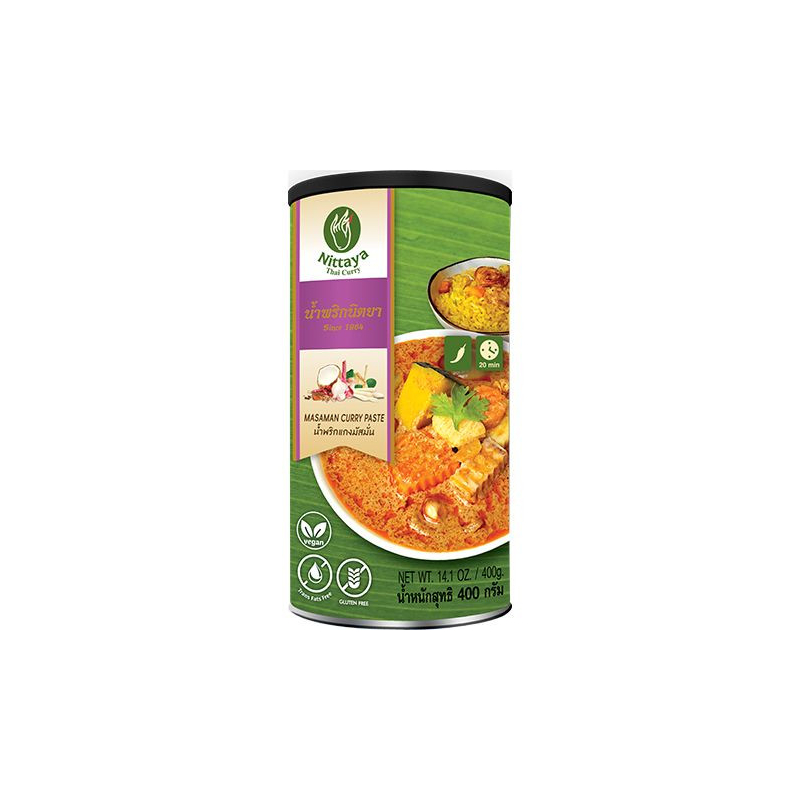 Currypaste Massaman Vegan - Currypaste Massaman Vegan, Pack 400 g