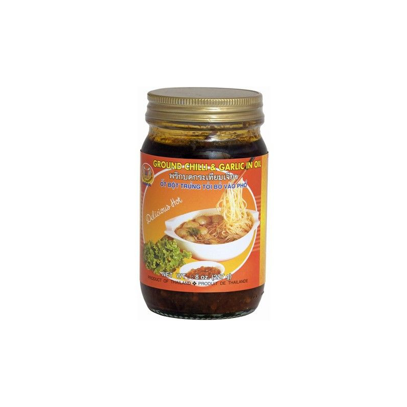 Chili- & Knoblauch-Öl - Chili- & Knoblauch-Öl, Pack 227 g