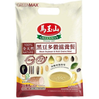 Schwarze Soja- & Mehrkornmahlzeit - Schwarze Soja- & Mehrkornmahlzeit, Pack 30 g