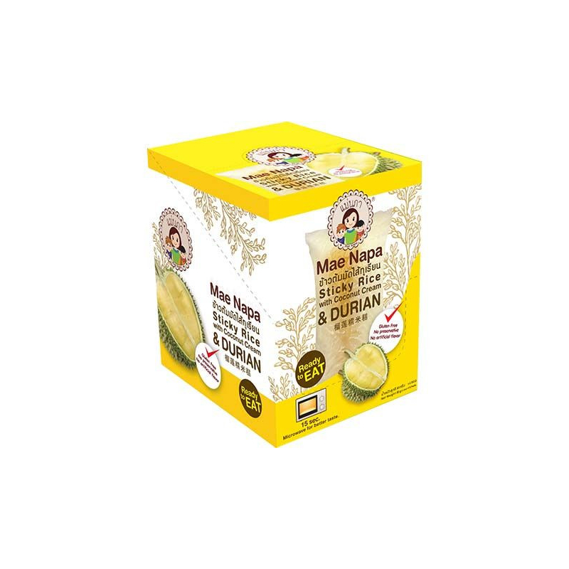 Klebreis Kokos Durian - Klebreis Kokos Durian, Pack 80 g