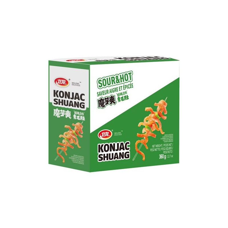 Konjac Shuang Sour & Hot - Konjac Shuang Sour & Hot, Pack 360 g