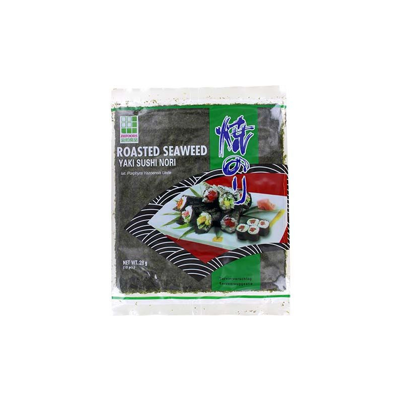 Seetang Geröstet Yaki Sushi Nori Grün - Seetang Geröstet Yaki Sushi Nori Grün, Pack 28 g