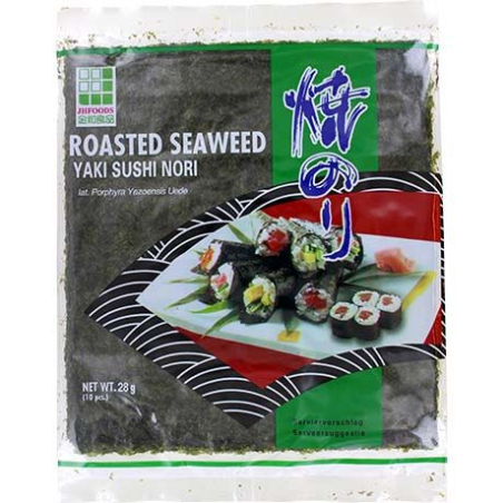 Seetang Geröstet Yaki Sushi Nori Grün - Seetang Geröstet Yaki Sushi Nori Grün, Pack 28 g