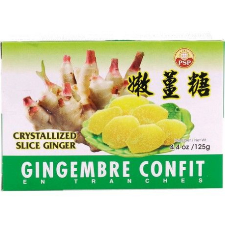 Ingwerscheiben Kandiert - Ingwerscheiben Kandiert, Pack 125 g