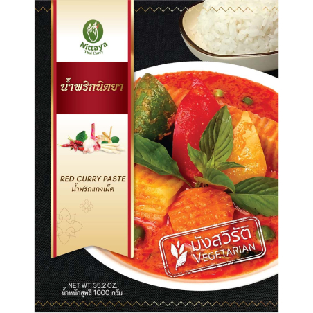 Currypaste Rot Vegan - Currypaste Rot Vegan, Pack 1 kg