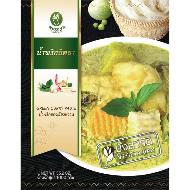 Currypaste Grün Vegan - Currypaste Grün Vegan, Pack 1 kg