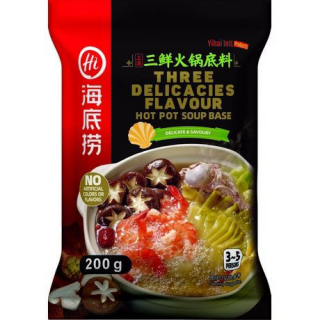 Hot Pot Würze 3 Köstlichkeiten - Hot Pot Würze 3 Köstlichkeiten, Pack 200 g