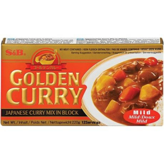 Curry Block für Golden Curry Japanisch - Curry Block für Golden Curry Japanisch, Pack 220 g