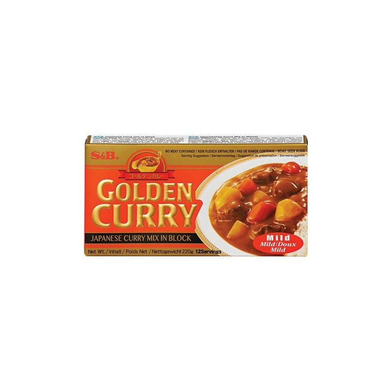 Curry Block für Golden Curry Japanisch - Curry Block für Golden Curry Japanisch, Pack 220 g