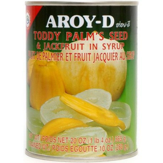 Palmensamen und Jackfrüchte in Sirup - Palmensamen und Jackfrüchte in Sirup, Pack 565 g