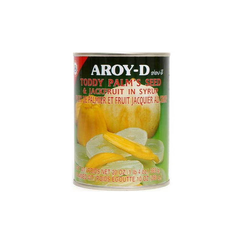 Palmensamen und Jackfrüchte in Sirup - Palmensamen und Jackfrüchte in Sirup, Pack 565 g