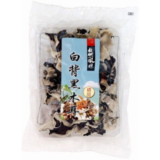 Schwarze Pilze Schwarz/Weiß - Schwarze Pilze Schwarz/Weiß, Pack 100 g