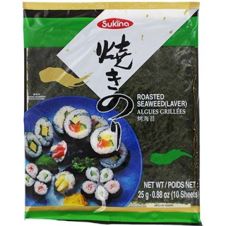 Seetang Geröstet Yaki Sushi Nori Weiß - Seetang Geröstet Yaki Sushi Nori Weiß, Pack 25 g