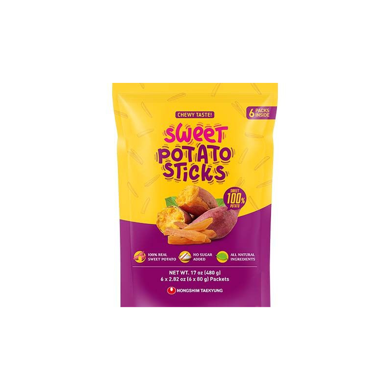 Getrockneter Süßkartoffel-Snack - Getrockneter Süßkartoffel-Snack, Pack 80 g