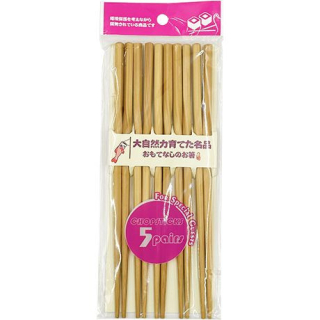 Essstäbchen aus Gedrehtem Bambus - Essstäbchen aus Gedrehtem Bambus, Stück 5 pcs