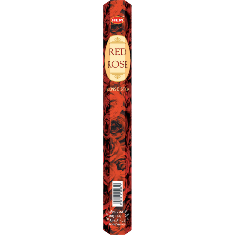 Räucherstäbchen Rote Rose - Räucherstäbchen Rote Rose, Stück 20 pcs