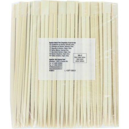Essstäbchen Bambus - Essstäbchen Bambus, Stück 100 pcs