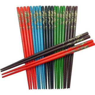 Essstäbchen Japanisch Drache - Essstäbchen Japanisch Drache, Stück 5 pcs