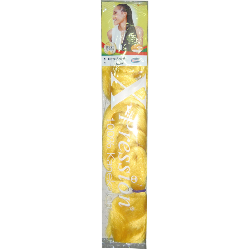 Ultra Braid 82" Farbe Gelb - Ultra Braid 82" Farbe Gelb, Stück 1 pcs