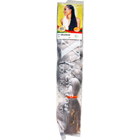 Ultra Braid 82" Farbe 60 Grau - Ultra Braid 82" Farbe 60 Grau, Stück 1 pcs