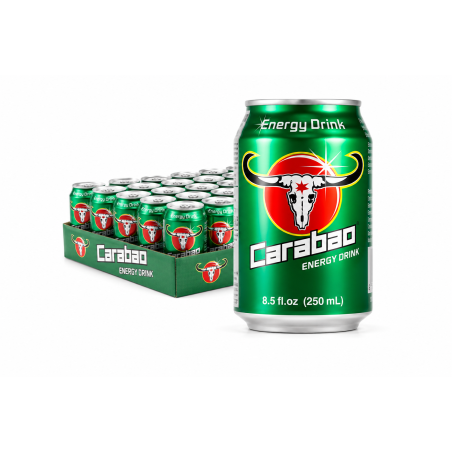 CARABAO Energydrink 250 ml - Der CARABAO Energydrink aus Thailand sorgt mit Koffein, Taurin und Vitaminen für einen erfrischende