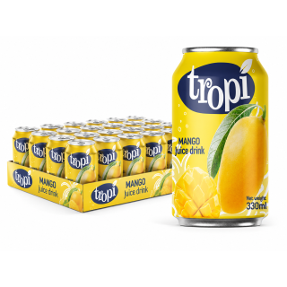 Tropi - Mango Saft 330ml - Mango Saft ohne Kohlensäure