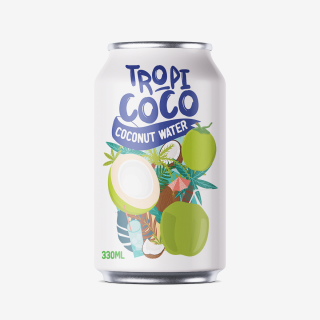Tropi - Kokosnusswasser 330ml - Kokoswasser ohne Kohlensäure