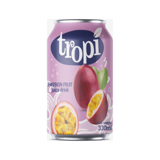 Tropi - Passionsfrucht Saft 330ml - Passionsfrucht Saft ohne Kohlensäure