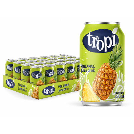 Tropi - Jus d'ananas 330 ml - jus d'ananas tranquille
