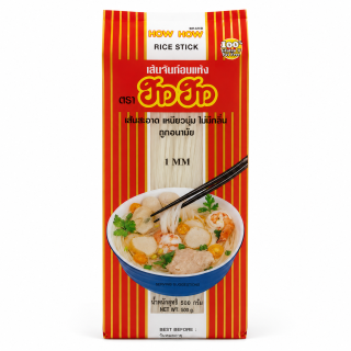 How How - Reisnudeln S 1mm 454g - Feine Reisnudeln mit 1mm Durchmesser, ideal für Suppen, Wok-Gerichte oder asiatische Salate. G