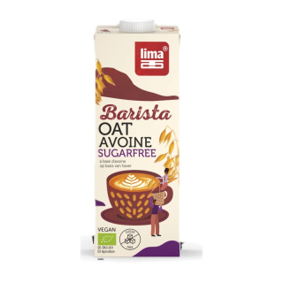 Lima - Haferdrink Barista ungesüßt bio - Ungesüsster Bio-Barista-Haferdrink. Pflanzlicher Drink, speziell für die Kaffeezubereit