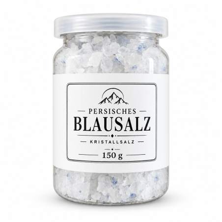 Sale blu persiano grosso Natursalz 150g - Sale blu persiano grosso in confezione da 150 g con caratteristiche inclusioni di cris
