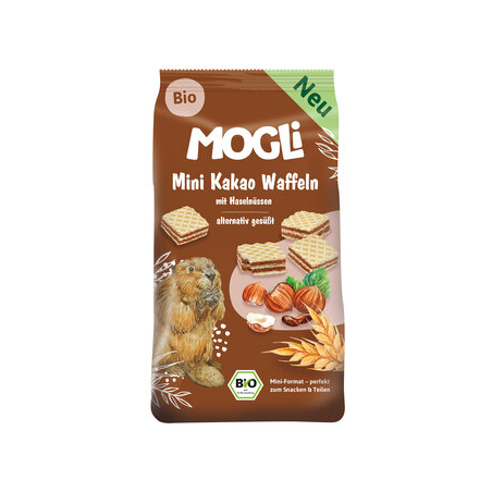 Mogli - Mini wafer bio al cacao - 