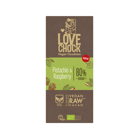 lovechock - LOV Pistachio & Raspberry 80 % - 