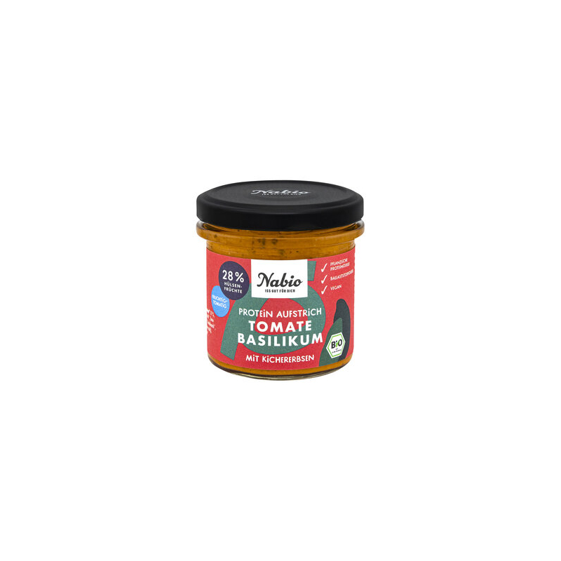 Nabio - Nabio crema spalmabile proteica pomodoro basilico - 