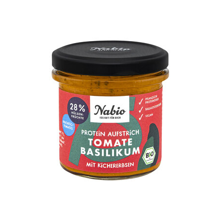 Nabio - Nabio crema spalmabile proteica pomodoro basilico - 