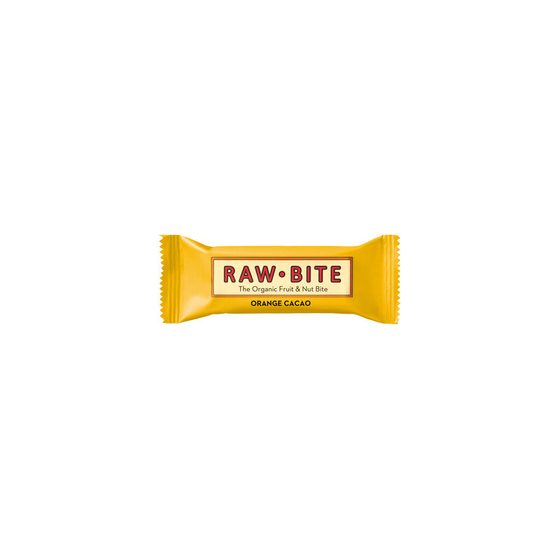 RAW BITE - Raw Bite Orange Cacao Bar 50g - 