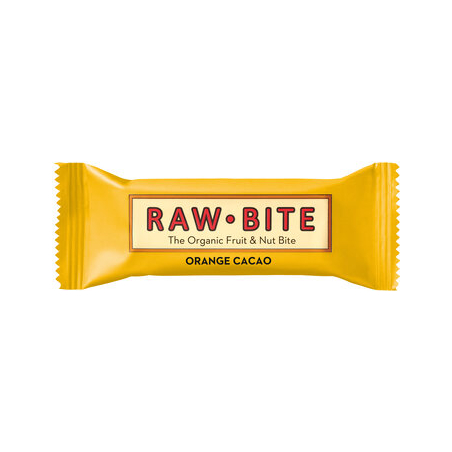 RAW BITE - Raw Bite Orange Cacao Bar 50g - 
