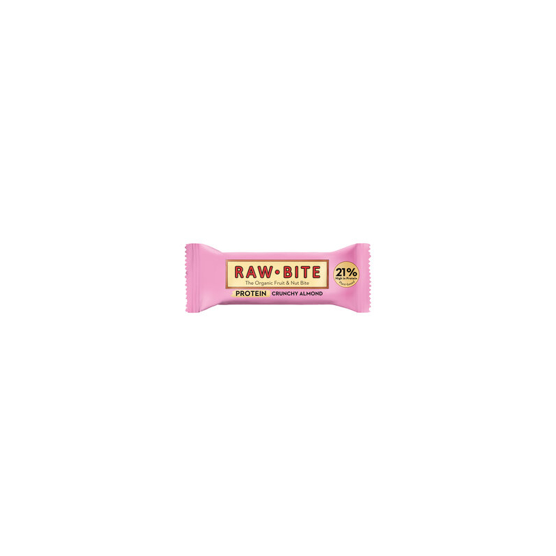 RAW BITE - Raw Bite Protein Crunchy Almond Bar 45g - 