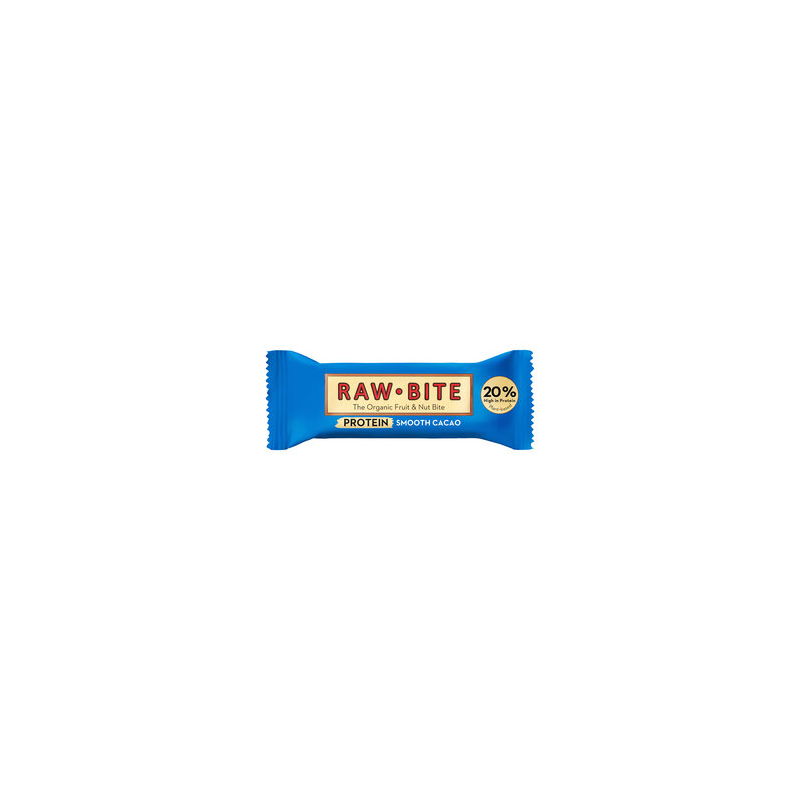 RAW BITE - Raw Bite Protein Smooth Cacao Bar 45g - 