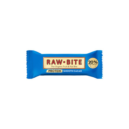 RAW BITE - Raw Bite Protein Smooth Cacao Bar 45g - 