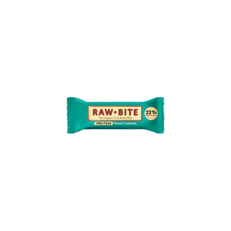 RAW BITE - Raw Bite Protein Peanut Caramel Bar 45g - 