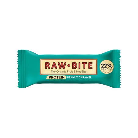 RAW BITE - Raw Bite Protein Peanut Caramel Bar 45g - 