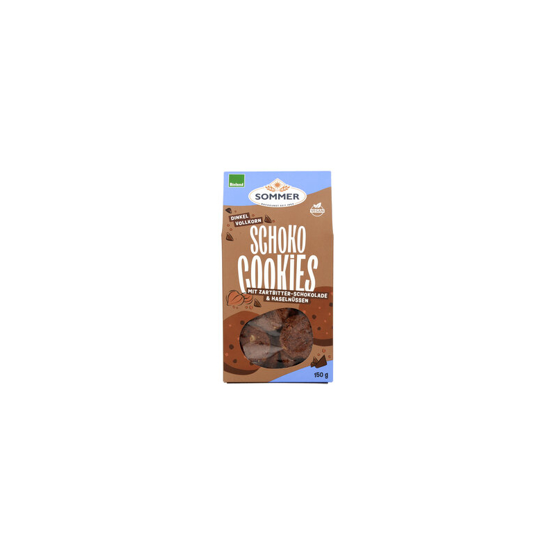 Sommer - BIOLAND Spelt Chocolate Cookies with Dark Chocolate - 