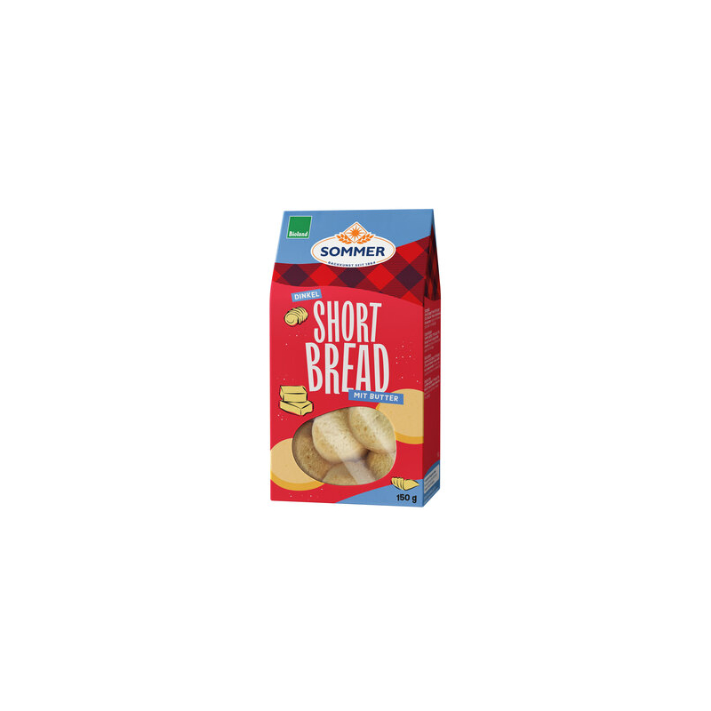 SOMMER - BIOLAND Spelt Short Bread with Butter - 